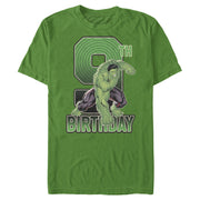 Men's Marvel Hulk Smash 9th Birthday  Adult T-Shirt