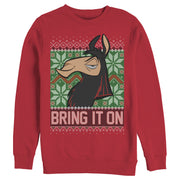 Men's The Emperor's New Groove Christmas Bring It On  Adult Sweatshirt