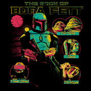 Men's Star Wars: The Book of Boba Fett Distressed Character Line-up  Adult T-Shirt