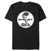 Men's Shelby Cobra Classic Black and White Logo  Adult T-Shirt