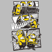 Men's Minions: The Rise of Gru Comic Fight  Adult T-Shirt