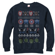 Men's Marvel Ugly Christmas Avengers Winter  Adult Sweatshirt