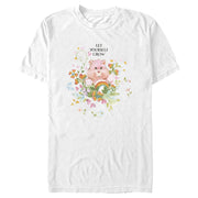 Men's Care Bears Let Yourself Grow  Adult T-Shirt