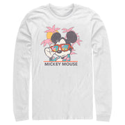 Men's Mickey & Friends Beach Ready Mickey Mouse  Adult Long Sleeve Shirt