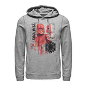 Men's Star Wars: The Rise of Skywalker Sith Trooper Schematic Detail  Adult Pull Over Hoodie