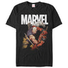 Men's Marvel Cable & Deadpool Battle  Adult T-Shirt