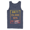 Men's Jaws Amity Island Population  Adult Tank Top