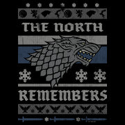 Men's Game of Thrones The North Remembers Ugly Christmas Sweater  Adult T-Shirt