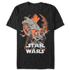 Men's Star Wars The Last Jedi Rebel Trio  Adult T-Shirt