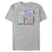 Men's MTV Tie Dye Block Logo  Adult T-Shirt