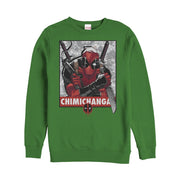 Men's Marvel Deadpool Chimichangas Poster  Adult Sweatshirt