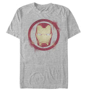 Men's Marvel Avengers: Endgame Smudged Iron Man  Adult T-Shirt