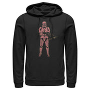 Men's Star Wars: The Rise of Skywalker Sith Trooper Villain  Adult Pull Over Hoodie