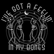 Men's Lost Gods Halloween I've Got a Feelin' in my Bones  Adult T-Shirt