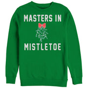 Women's CHIN UP Christmas Mistletoe Master  Adult Sweatshirt