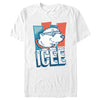 Men's ICEE Bear Retro Logo  Adult T-Shirt