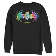 Men's Batman Tie Dye Logo  Adult Sweatshirt