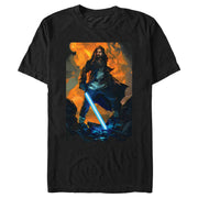 Men's Star Wars: Obi-Wan Kenobi Painted Obi-Wan  Adult T-Shirt