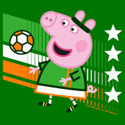 Men's Peppa Pig Ireland Soccer  Adult T-Shirt