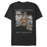 Men's Supernatural Shattered Winchester Poster  Adult T-Shirt