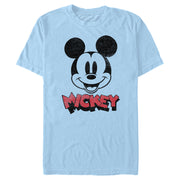 Men's Mickey & Friends Mickey Mouse Retro Headshot  Adult T-Shirt