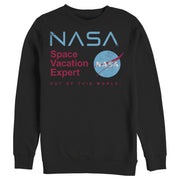 Men's NASA Space Vacation Expert Out Of This World!  Adult Sweatshirt