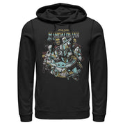 Men's Star Wars: The Mandalorian Protect The Child  Adult Pull Over Hoodie