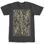 Men's Lost Gods Skeleton Guitar  Adult T-Shirt