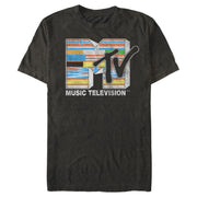 Men's MTV International Flag Logo  Adult T-Shirt