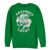 Men's Marvel St. Patrick's Day Spider-Man Lucky Clover  Adult Sweatshirt