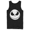 Men's The Nightmare Before Christmas Halloween Jack Skellington Big Face  Adult Tank Top