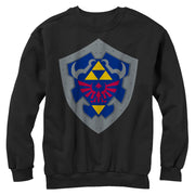 Men's Nintendo Legend of Zelda Hylian Shield  Adult Sweatshirt