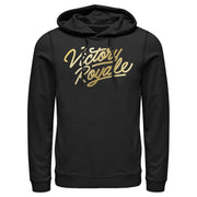 Men's Fortnite Victory Royale Gold Script  Adult Pull Over Hoodie