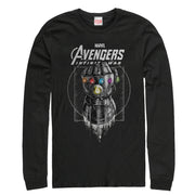 Men's Marvel Avengers: Avengers: Infinity War Gauntlet Drip  Adult Long Sleeve Shirt