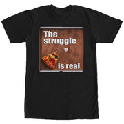 Men's Lost Gods Pizza Struggle is Real  Adult T-Shirt