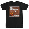 Men's Lost Gods Pizza Struggle is Real  Adult T-Shirt