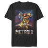 Men's Nintendo Metroid Samus Returns Cover Art  Adult T-Shirt