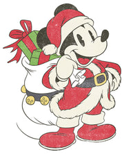 Men's Mickey & Friends Santa Mouse  Adult T-Shirt