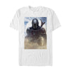 Men's Star Wars: The Mandalorian Bounty Hunter Dusty Portrait  Adult T-Shirt