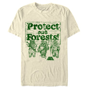 Men's Star Wars Ewok Protect Our Forests  Adult T-Shirt