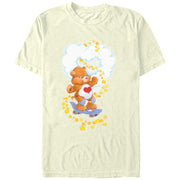 Men's Care Bears Tenderheart Bear Skating  Adult T-Shirt