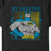 Men's Batman My Valentine Distressed  Adult T-Shirt