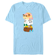 Men's Pui Pui Molcar Potato Shiromo and Choco Stack  Adult T-Shirt