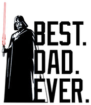 Men's Star Wars Darth Vader Best. Dad. Ever.  Adult Baseball Tee