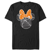 Men's Mickey & Friends Minnie Web Silhouette  Adult T-Shirt