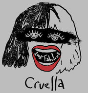 Men's Cruella Look Fabulous Drawing  Adult T-Shirt