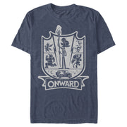 Men's Onward Character Icon Crest  Adult T-Shirt