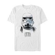 Men's Star Wars Jedi: Fallen Order Stormtrooper Portrait  Adult T-Shirt