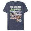 Men's Marvel Dad You are Incredible Mighty Legendary Invincible  Adult T-Shirt