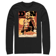 Men's Star Wars: The Book of Boba Fett Din Djarin Poster  Adult Long Sleeve Shirt